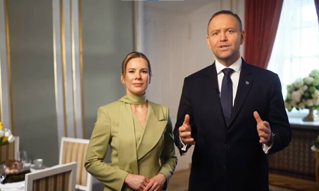 Karol Nawrocki i Marta Nawrocka, screen Youtube @KNawrocki