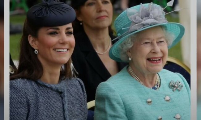 księżna Kate i Elżbieta II/ youtube