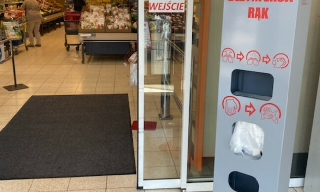 Dezynfekcja, sklep spożywczy/ https://www.dlahandlu.pl/