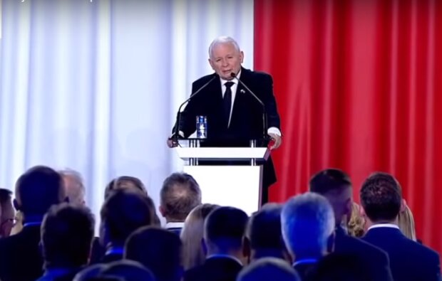 Jarosław Kaczyński na konwencji/YouTube @Janusz Jaskółka
