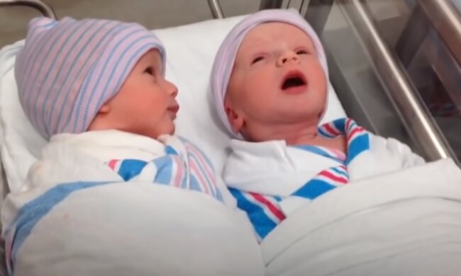 Bliźnięta, źródło: YouTube/ Rumble Viral