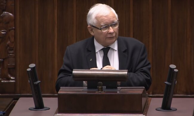 Jarosław Kaczyński. Źródło: Youtube Janusz Jaskółka