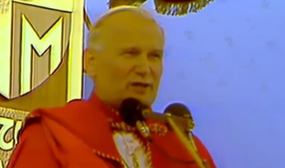 Jan Paweł II. Źródło: Youtube