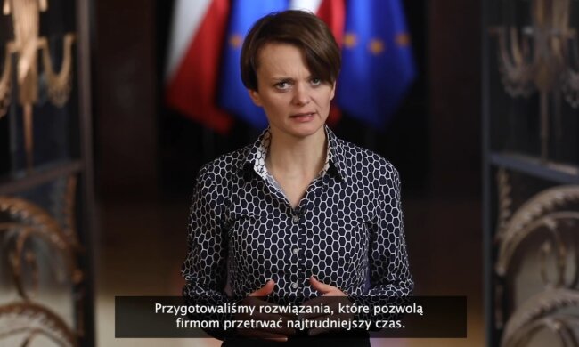 Jadwiga Emilewicz. Źródło: Youtube Kancelaria Premiera