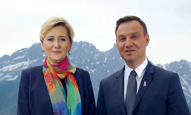 Andrzej Duda i Agata Duda, screen Youtube @AndrzejDuda