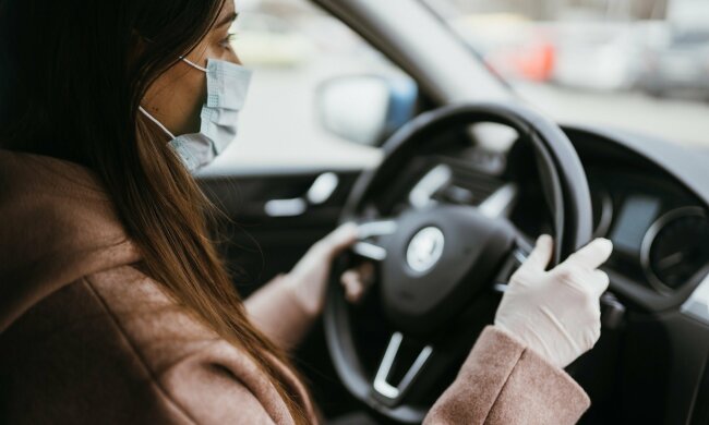 Kierowcy mogą otrzymać mandat za brak maseczki, źródło: Dziennik Bałtycki