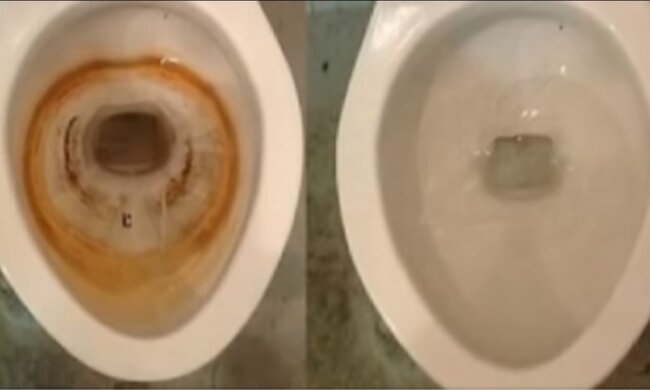 usunięcie rdzy, screen YT