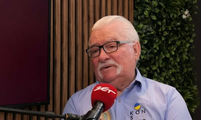 Lech Wałęsa, screen Youtube @radiozet