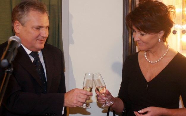Aleksander i Jolanta Kwaśniewscy. Źródło: pomponik.pl