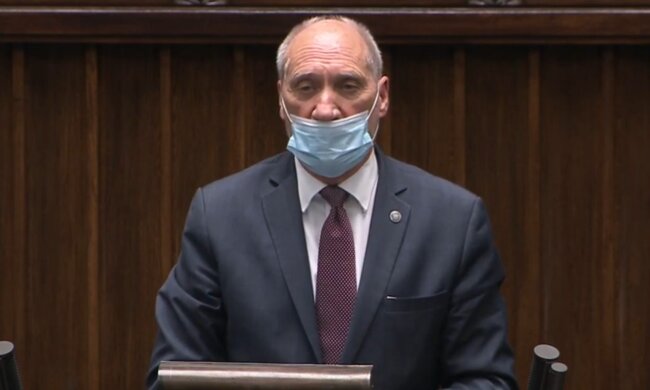Antoni Macierewicz. Źródło: Youtube Janusz Jaskółka