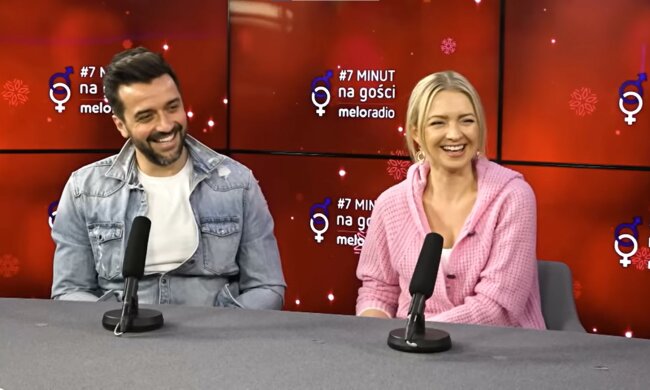 Barbara Kurdej-Szatan i Rafał Szatan, screen Youtube @meloradioPL