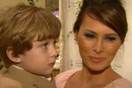 Barron, Melania Trump, źródło: YouTube/ Entertainment Tonight