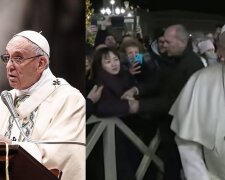 Kobieta rozgniewała papieża Franciszka. Uderzył ją w rękę, aby uwolnić się z uścisku. Teraz przeprasza za swoją reakcję