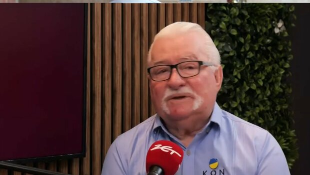 Lech Wałęsa, screen Youtube @radiozet