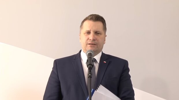 Przemysław Czarnek. Źródło: Youtube Ministerstwo Edukacji i Nauki