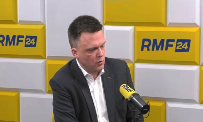 Szymon Hołownia, screen Youtube @RMF24Video