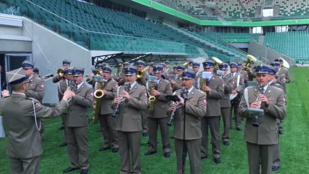 Orkiestra Reprezentacyjna Wojska Polskiego/ screen z video Facebook: Siła Muzyki