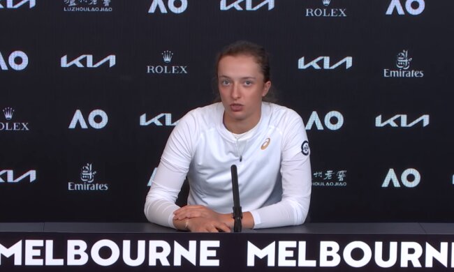 Iga Świątek. Źródło: Youtube Australian Open TV