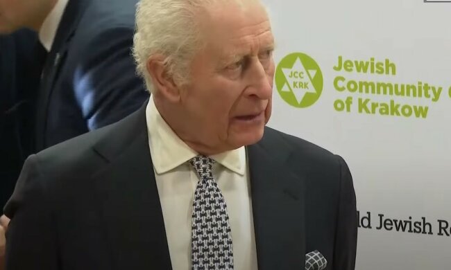 Król Karol III, źródło: YouTube/Dnia Pamięci o Ofiarach Holokaustu