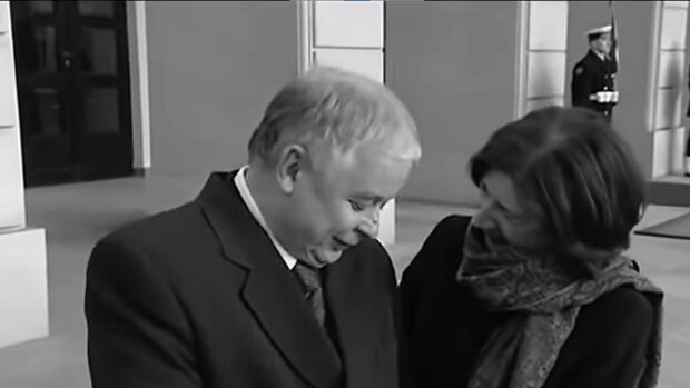 Lech Kaczyński i Maria Kaczyńska, screen Youtube @dziast17