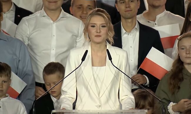 Kinga Duda, screen Youtube @onet news
