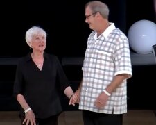 Taniec w wykonaniu pary staruszków, screen YT