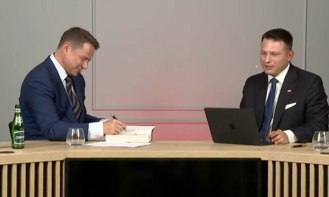 Trzaskowski i Mentzen, screen Youtube @SławomirMentzen