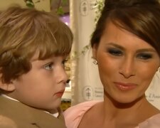 Barron, Melania Trump, źródło: YouTube/ Entertainment Tonight