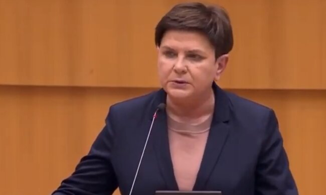 Beata Szydło/ screen YT