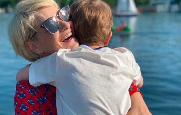 Małgorzata Kożuchowska z synem. Źródło: instagram.com
