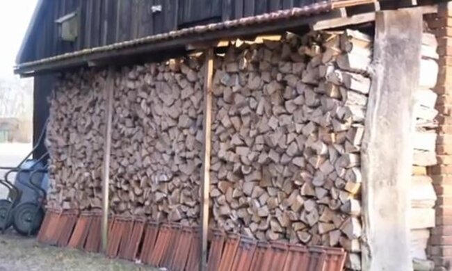 drewno opałowe, screen YT