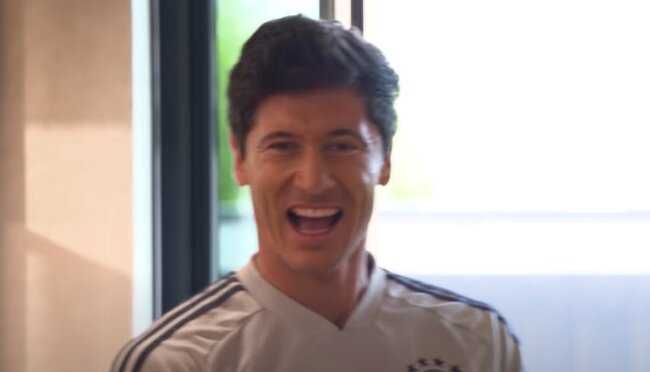 Robert Lewandowski. Źródło: Youtube
