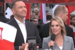 Marta Nawrocka i Karol Nawrocki, screen Youtube @videoparlamentpl