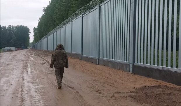 Zapora na granicy Polski i Białorusi/YouTube @Radio Białystok