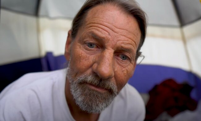 Bezdomny Stefan, źródło: YouTube/Invisible People