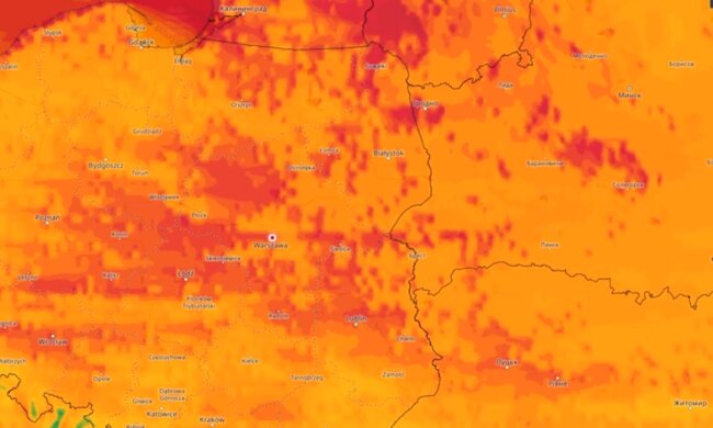 Mapa pogodowa/YouTube @IMGW BIP