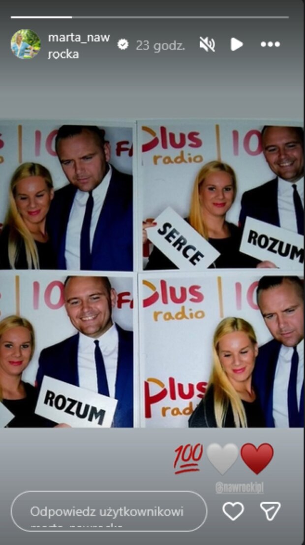 Relacja Marty Nawrockiej/Instagram