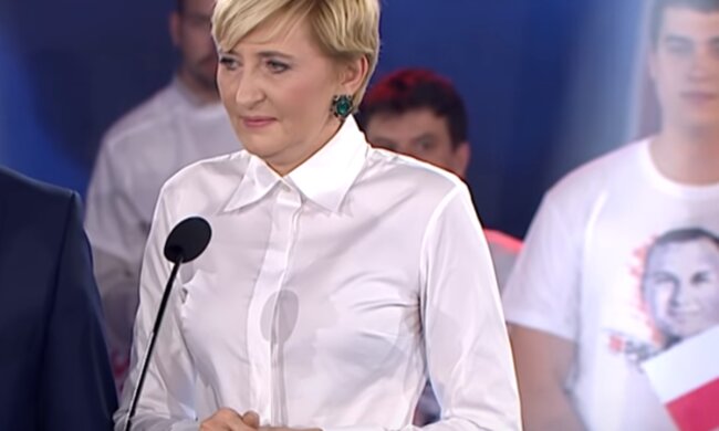 Agata Kornhauser-Duda w czasie kampanii w 2015 roku/YouTube @Andrzej Duda