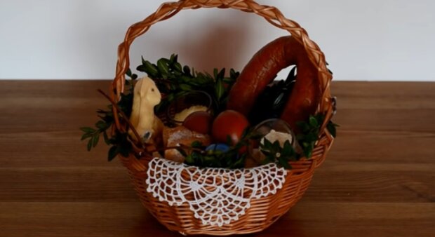 Wielkanocny koszyczek. Źródło: Youtube