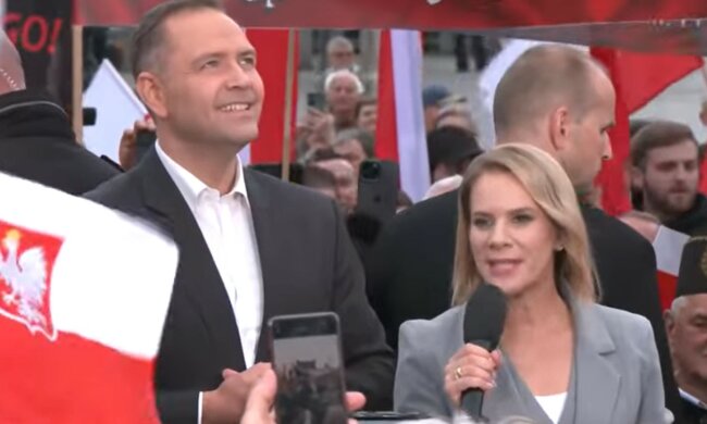 Marta Nawrocka i Karol Nawrocki, screen Youtube @videoparlamentpl