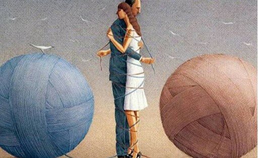 „Kiedyś Mistrz zapytał uczniów :„ Dlaczego ludzie podnoszą głos w kłótniach”