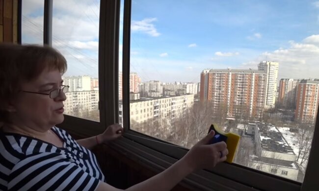 myć okna, screen YT