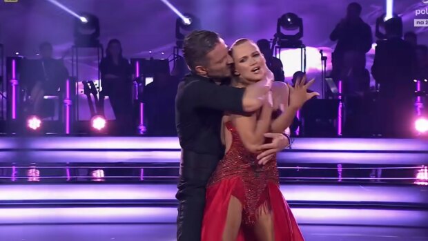 Agnieszka Kaczorowska i Marcin Rogacewicz, screen Youtube @Polsat