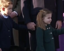 Książe George i księżniczk Charlotte/ YouTube @The Sun