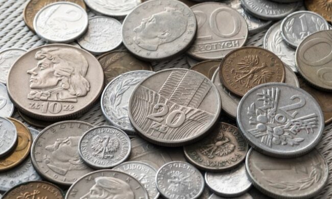 Monety z czasów PRL. Źródło: allegro.pl