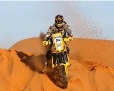 Jānis Vinters w Rajdzie Dakar/YouTube @ eXi Sports