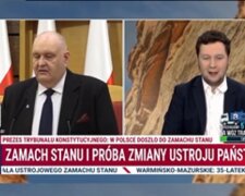 Telewizja Republika relacjonuje "zamach stanu"/Instagram @TVRepublika