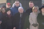 Jarosław Kaczyński w trakcie miesięcznicy smoleńskiej/YouTube @polsatnews.pl