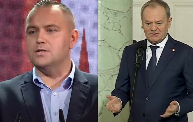 Nawrocki, Tusk, źródło: YouTube.com