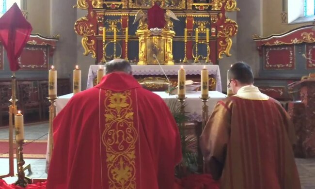 Msza Święta/screen Youtube @koscierzyna24info